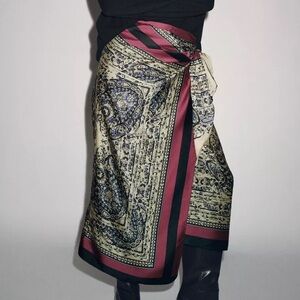 Zara ZW Collection Bandana Print Wrap Skirt - NWT